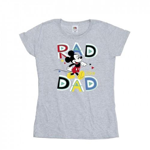 Disney Womens/Ladies Mickey Mouse Rad Dad Cotton T-Shirt