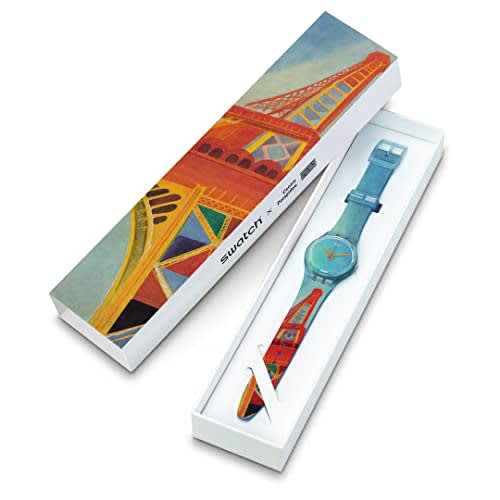 Swatch EIFFEL TOWER, BY ROBERT DELAUNAY Gent GZ357 Blue Watch