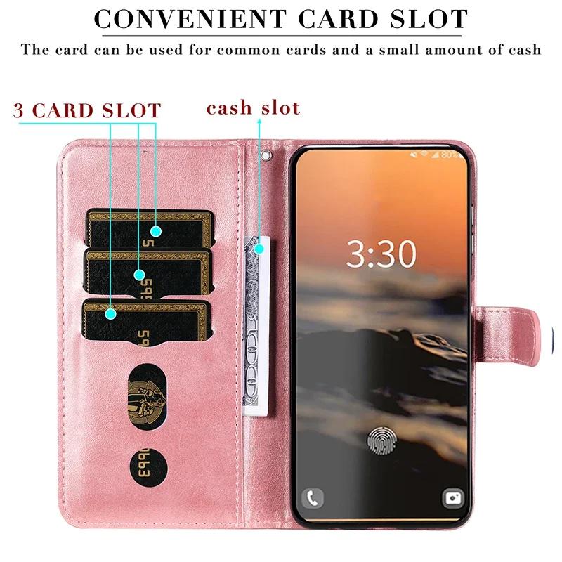 Кожаный кошелек-книжка на молнии для Samsung Galaxy M35 A05 A05S A06 A16 A13 A14 A23 A33 A52S A70 A71 A72 A73 M12 M13 Чехол для телефона