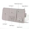 Car Sun Visor Bill Pen Business Card Holder Storage Box Sunglasses Clip Cards Holder Portable Ticket Card Stowing Tidying Pocket