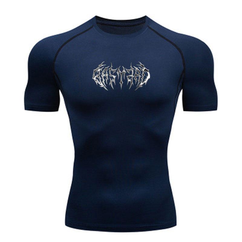 Men's Compression Fitness Workout T-Shirt, Breathable Quick