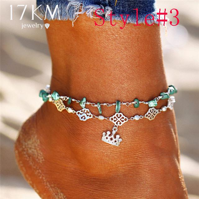 Женские браслеты на ногу