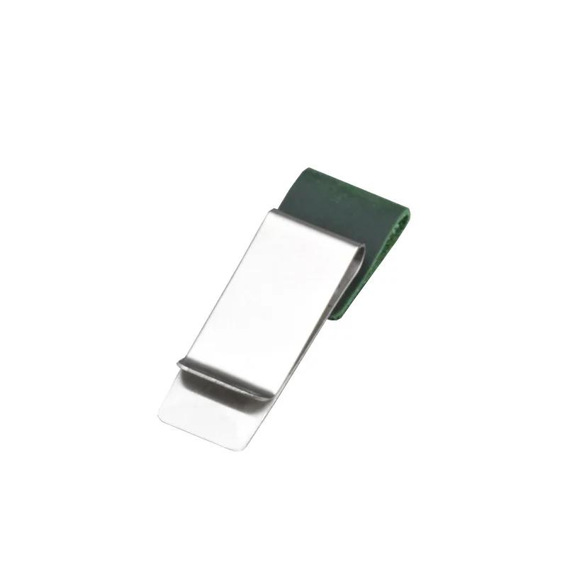 Металлический кожаный держатель для ручек, латунный зажим для карандашей из нержавеющей стали, винтажный держатель для ручек, блокнотов, держатель для ручек, зажим для листов