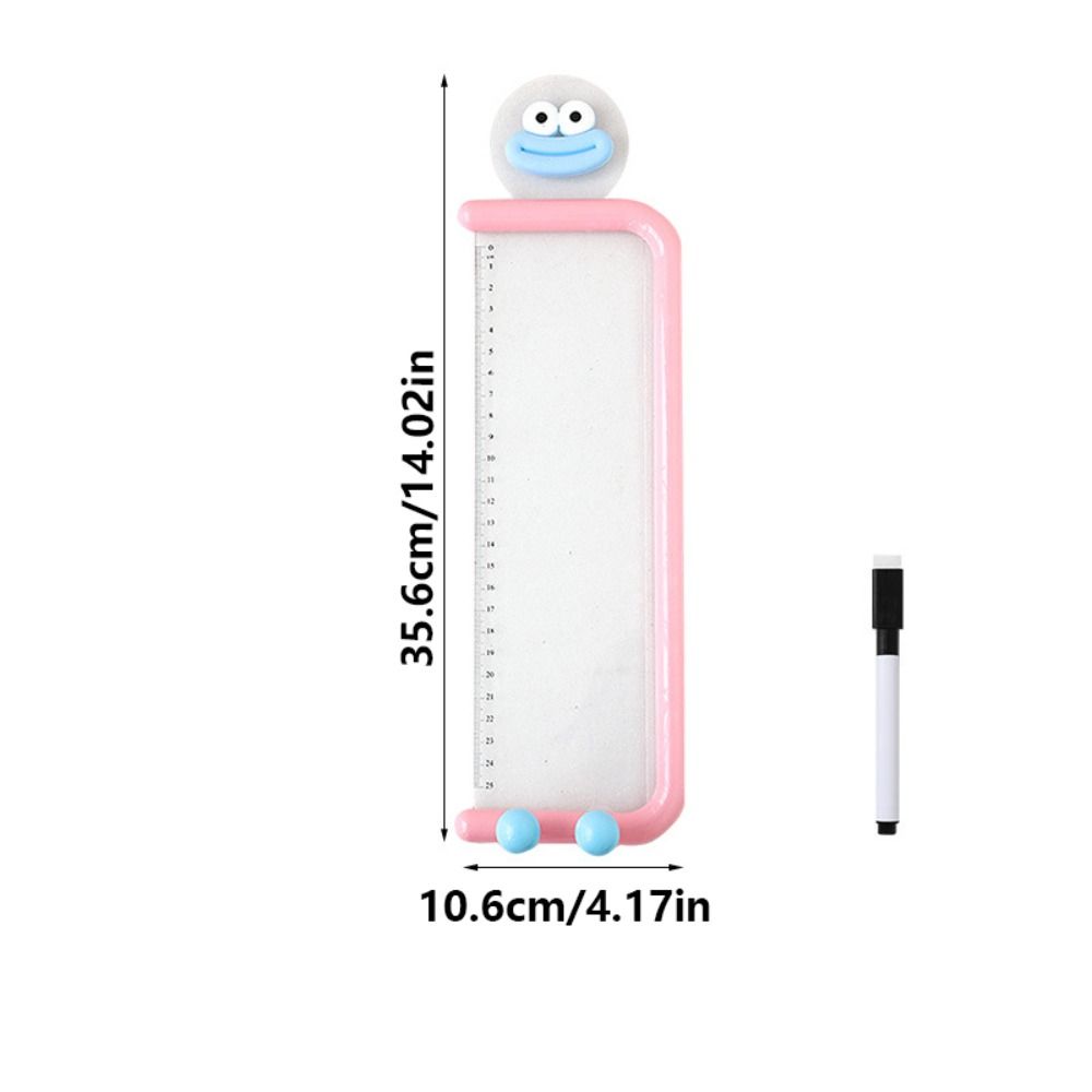 Transparent Computer Screen Message Board Self-adhesive with Hanging Hook Computer Monitor Memo Board Multi-functional Cartoon