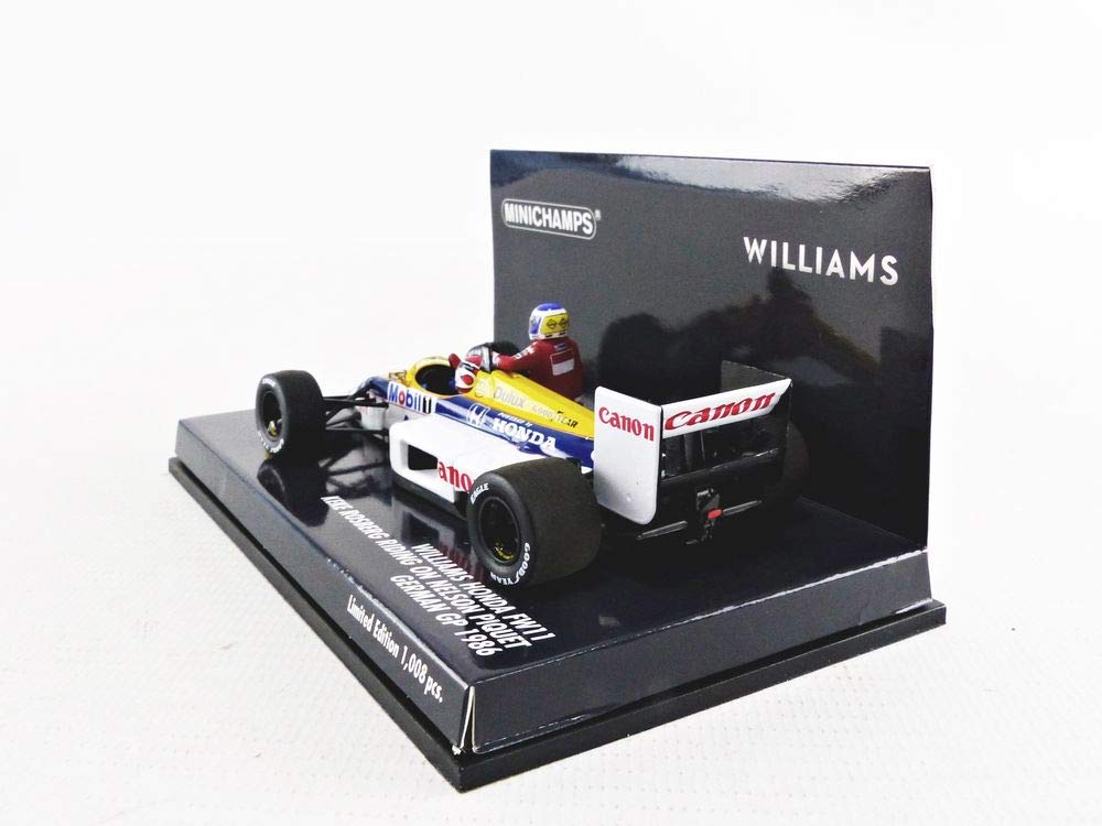 Масштаб Minichamps Williams Honda FW11 1986 F1 Гран-при Германии Росберг Пике Фигурка в комплекте 1/43 #6 K. Каталка Н.