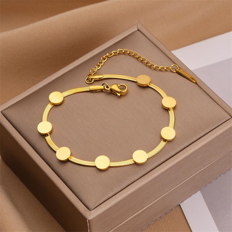 Корейский браслет женской моды из титановой стали Дун Дэмун - Нержавеющий, Высококлассный, Дизайн через границу.