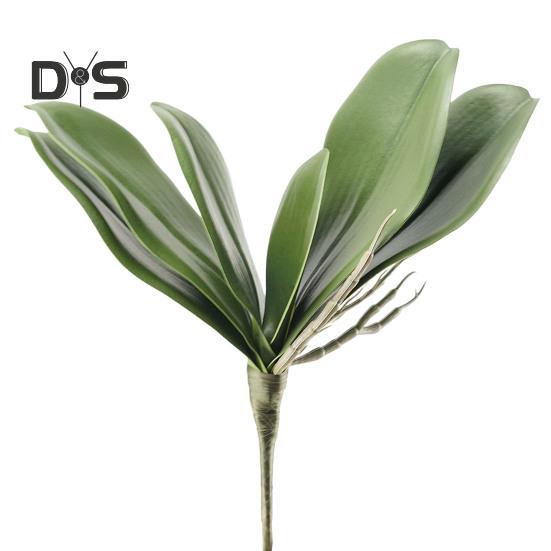 Прозрачная текстура, искусственное растение без полива, яркие поддельные листья орхидеи фаленопсис