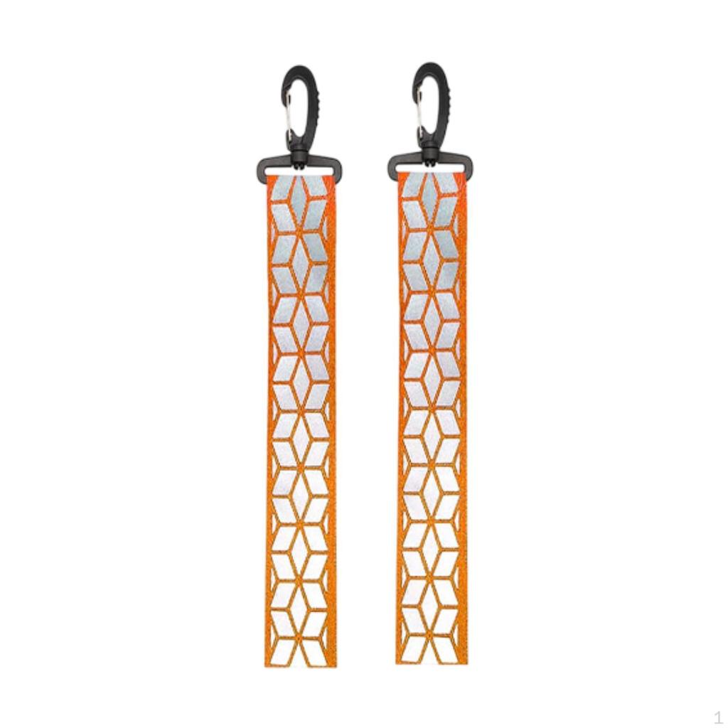 Безопасный светоотражающий кулон для одежды, светоотражающие ремни, практичный брелок для бега и ходьбы