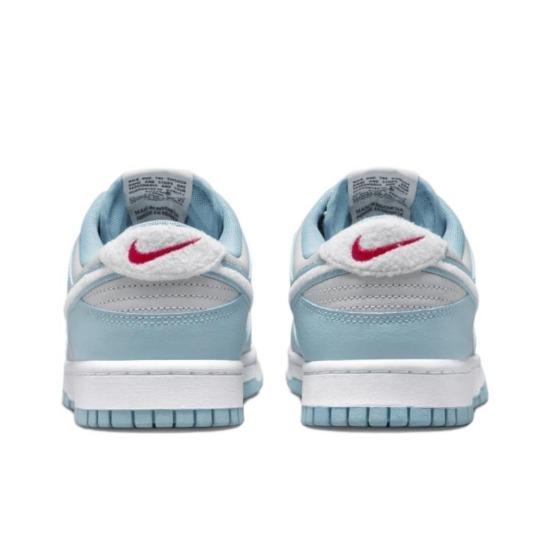 Nike Dunk Low Fleece Swoosh - Светло-голубой 2023 FB1871-011