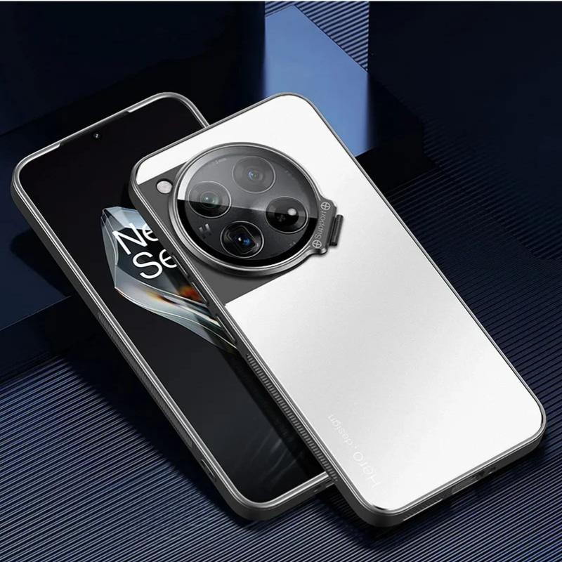 Для Oneplus 13 12 5G ультратонкий металлический держатель объектива камеры чехол для One Plus 12 1+13 противоударный матовый защитный невидимый кронштейн чехол для телефона