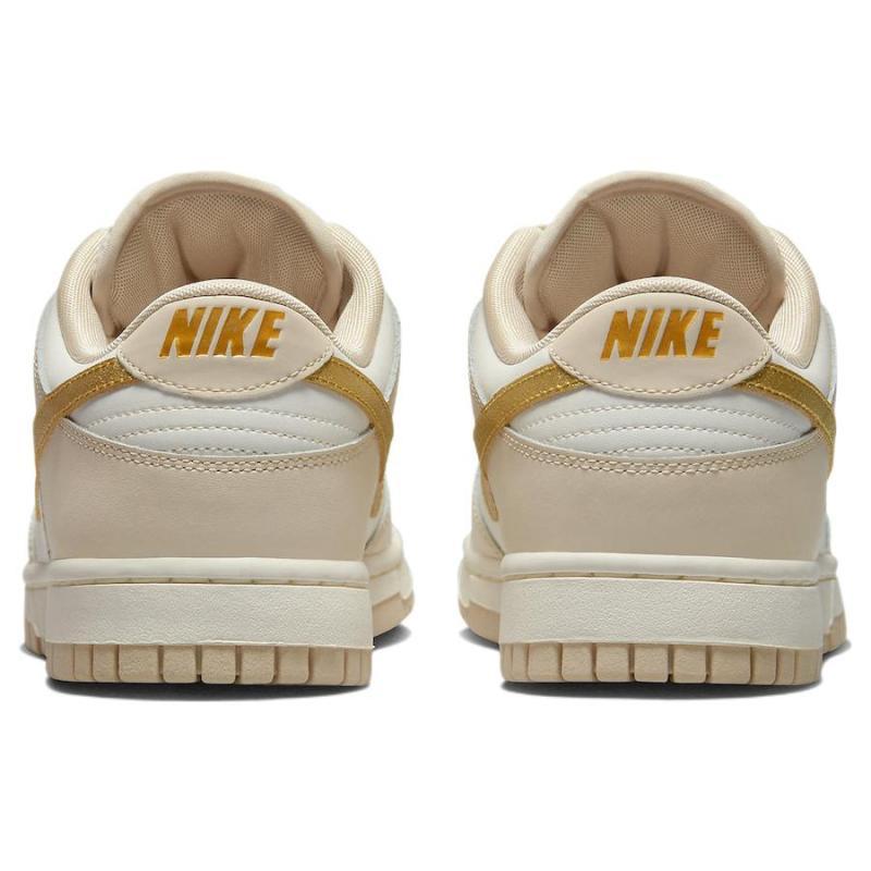 Nike Dunk Low 'Gold Swoosh' Women's Skate Shoes Sneakers DX5930-001
