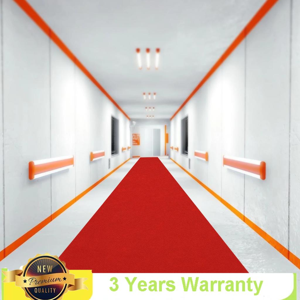 Ковровая дорожка Bymaocar 33*3 фута 360 г/м² Толстое полиэфирное волокно Дорожка для прохода Нескользящий коврик-дорожка для свадебной церемонии и декора вечеринки