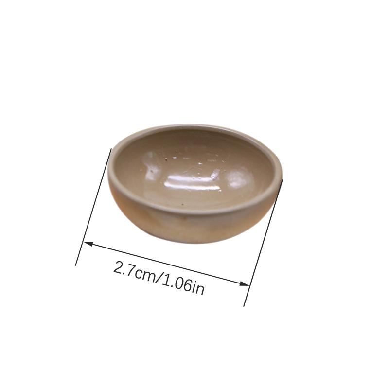 5Pcs 1:12 Dollhouse Miniature Fruit Bowl Salad Bowl Soup Plate Mini Cutlery Kitchen Tableware Decor Toy Doll House Accessories