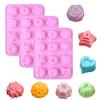 Dubai Chocolate Molds Silicone Molds Fudge Rose Heart Shape Baking Pastry Molds Baker Lovers Baking Accessories