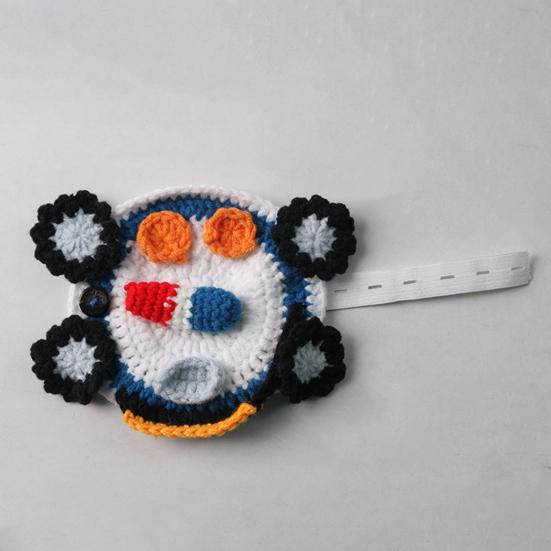 Yousheng Turtle Sweater Knitted Turtle Shell Costume Car Design Warm Outfit with Adjustable Rope Cute Apparel for Turtle Tortoise Photo Prop