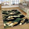3D Colorful Camo Green Camouflage 2025 Style Carpet Rug for Living Room Bedroom Home Sofa Decoration Area Rug Non-slip Floor Mat