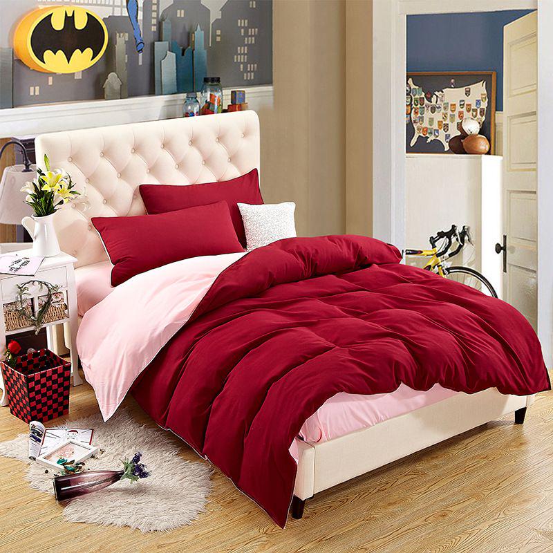 Роскошный однотонный пододеяльник, размер твин, квин, кинг, однотонный комплект постельного белья