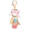 France Paris Cute Macaroon Effiel Tower Macarons Colorful Bag Pendant Car Charm Key Holder Bag Charm