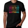 End Of Year School Survivor Colorful 2020-2021 T-Shirt Man T Shirts for Men T Shirt for Man T-Shirt