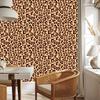 Animal Skin Wallpaper Orange and Cream 50x1000