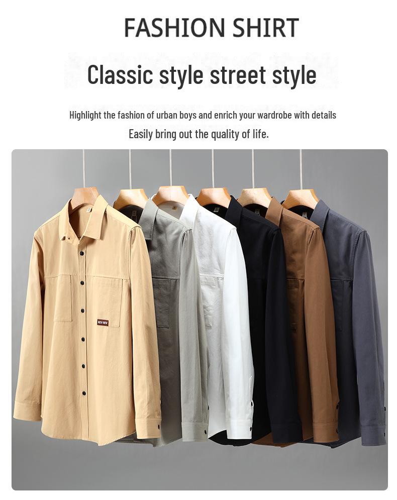 Men's Loose Cotton Retro Japanese Spring Cardigan Shirt Jacket