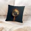 B-Bitcoin Pillow Case Throw Pillow Cover Nordic Vintage Style Cushion Covers Home Living Room Sofa Couch Seat