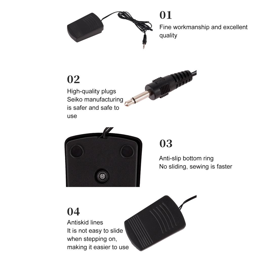 Педаль для швейной машины для плавного шитья Аксессуары для швейных машин Педаль для шитья Педаль управления