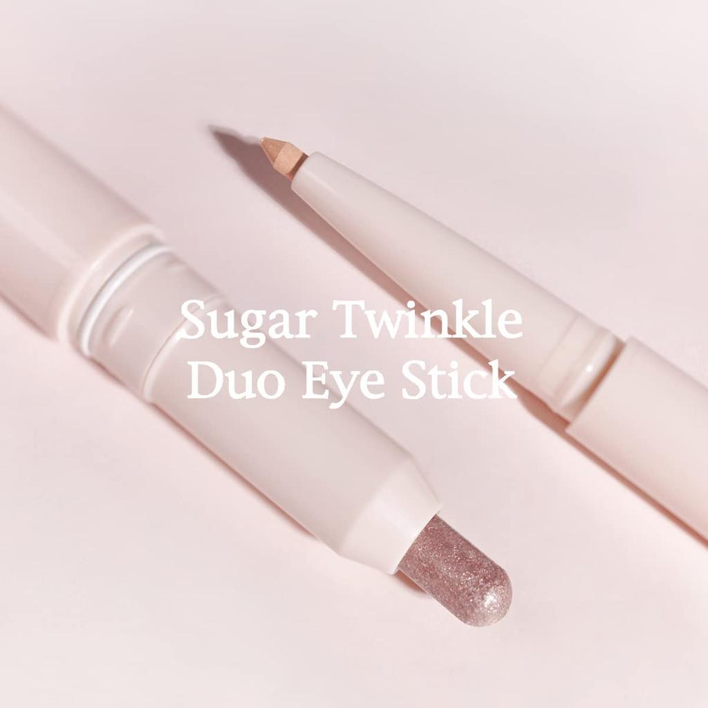 Peripera Sugar Twinkle Duo Eye Stick Dewy (#01 Нюдовый)