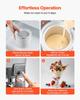 Ice Cream Maker, 1.7 L Capacity, 6-Speed Electric Stand Mixer, with LED Digital Display & Timer, Mixing Paddle, Dough Hook, Splash Guard, for Homemade