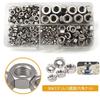 220-Piece Hex Nut Set, M3, M4, M5, M6, M8, 304 Stainless Steel, Lock Nuts, Replacement Parts for Furniture and Machinery, Repair Parts, Storage Box In