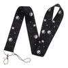 Starry Sky Elements Lanyards Key Chain Colorful Print Neck Straps Keychain Cell Phone Rope Teachers Gift 1PCS Badge Holder Key