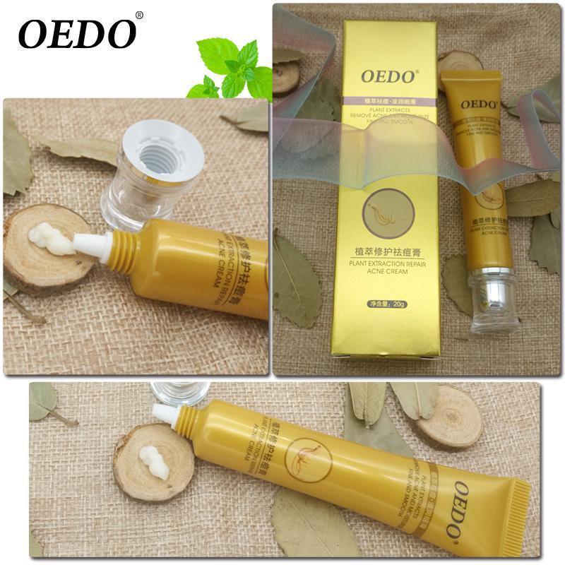 20g Plant Extraction Repair Acne Cream Ginseng Scutellariae Extract Face Care Acne Treatment Skin Care Facial Cream Whitening