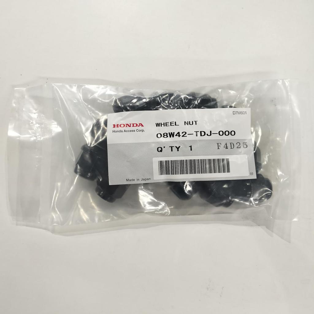 Honda S660 [JW5] Колесная гайка для литых дисков [Черная] [08W42-TDJ-000]