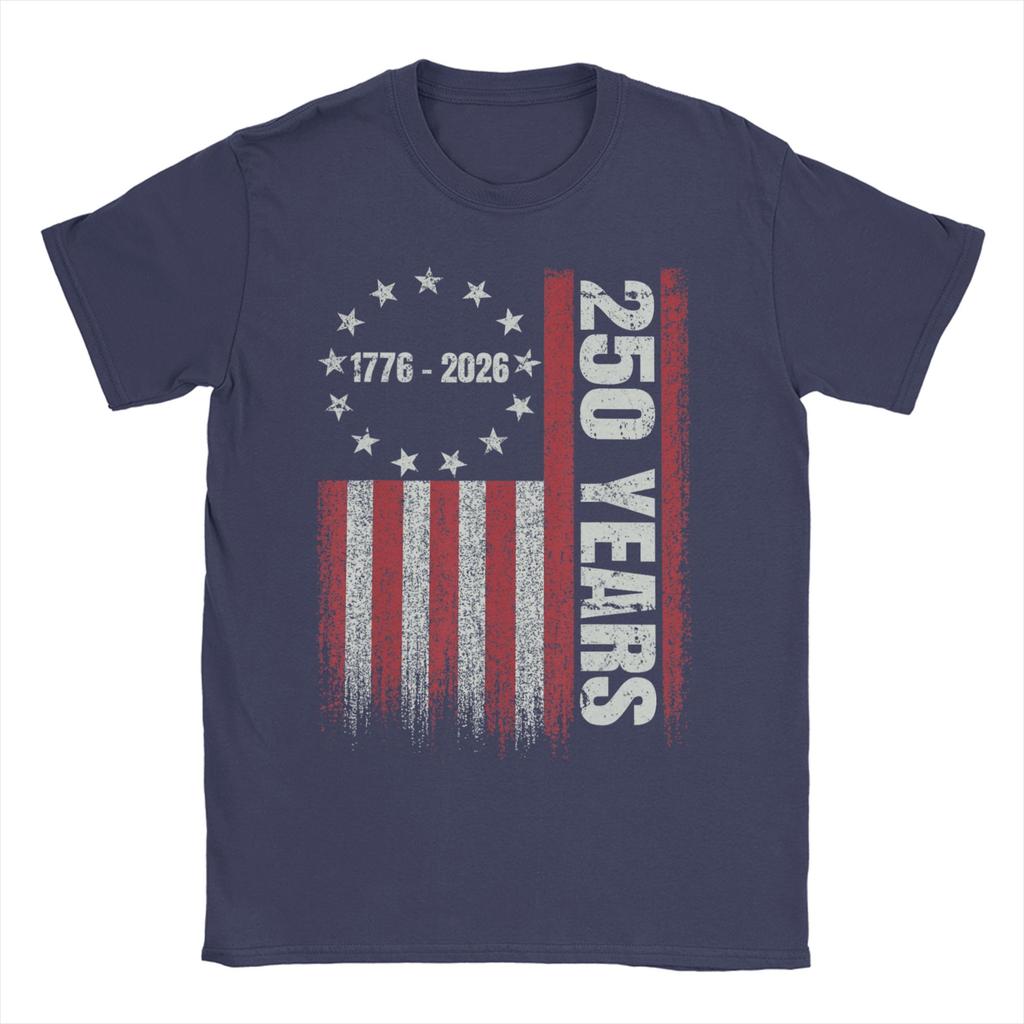 Streetwear T Shirt Summer Anniversary USA Hipster TShirts Cotton Tshirt for Unisex YK Fun Cheap Short Sleeve Clothes