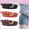 Belt Womens Waist With Durable Pu Material And Metal Buckle For Everyday Style