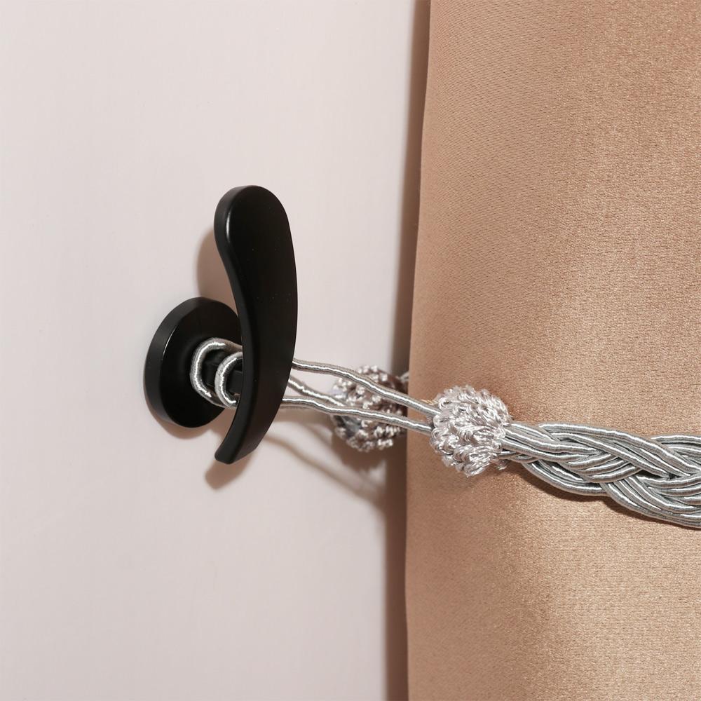 Home Decor Practical Hold Mounted Metal Hooks Wall Hanger Curtain Holdback Curtain Holder