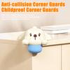 4Pcs Cartoon Animal Furniture Corner Protector Anti-collision Baby Proof Self-adhesive Table Desk Right Angle Sharp Edges Corner Guard Bumper