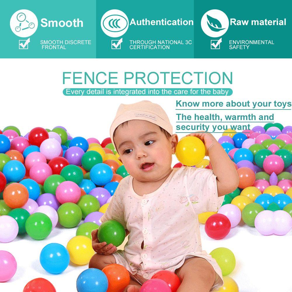 100Pcs Colorful House Outdoor Funny Toy Plastic Sport Ball Ocean Wave Ball Water Pool Air Balloons