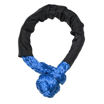 Мягкая скоба 17 тонн разрывной нагрузки Сверхпрочный полимерный полиэтиленовый трос для дорожной эвакуации для