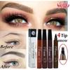 Four Forked Eyebrow Pencil Four Bifurcated Lasting Non - Smudging Waterproof Anti - Sweat Liquid Eyebrow Pencil Does Not Fade