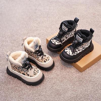 Новые зимние зимние ботинки Теплые детские ботинки из хлопка с мягкой подошвой