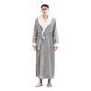 (SU)Мужской утепленный коралловый флисовый халат, пижама, пижама с карманом
