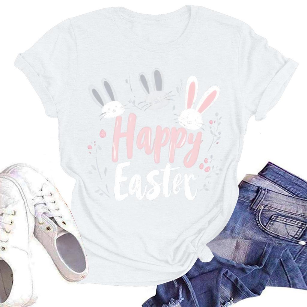 Женская повседневная свободная футболка с принтом, круглый вырез, пуловер, короткий рукав, топ