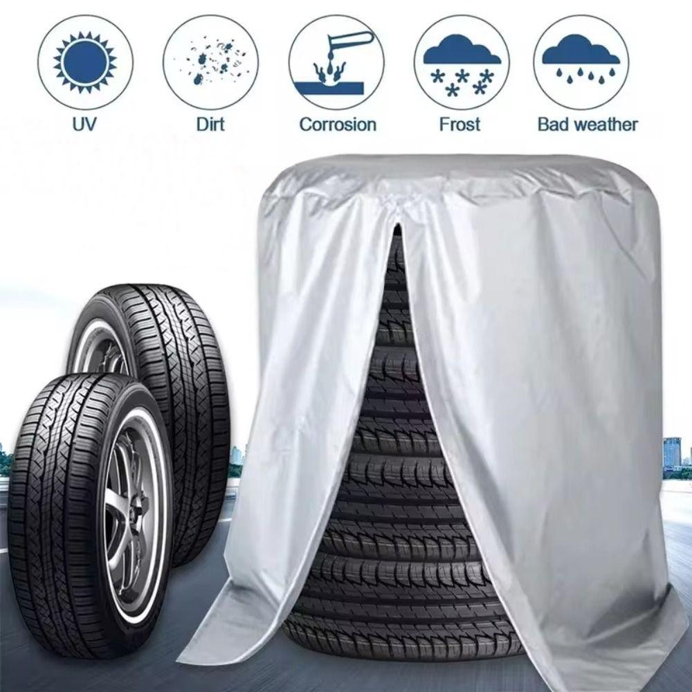 Waterproof Tire Storage Bag 4 Tires Capacity Wheel Protector High Quality Car Tire Cover