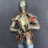 Renaissance Foot Combat Armor Classic Steel Sabatons Armor Wearable Half Body Armor Suit LARP, Cosplay  Display Suit