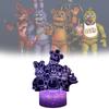 Nights Five At Freddy Led Night Light Remote Control Color Teen Supplies Bedroom