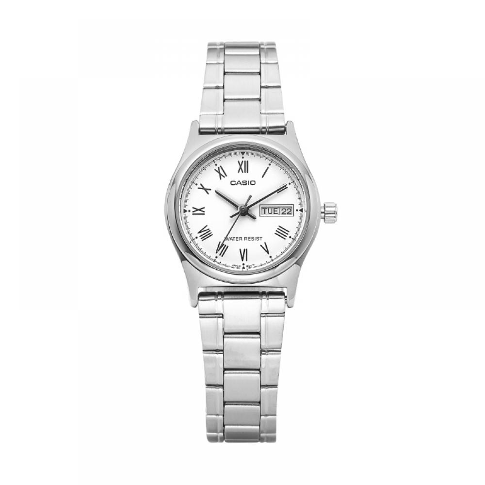 Casio Ltp V006d 7budf Ltp V006d 7b Аналоговые Студенческие Женские Металлические Часы