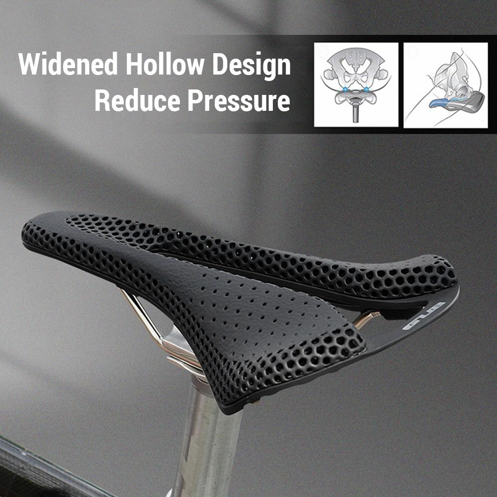 Велосипедное сиденье с 3D-печатью, легкое полое велосипедное седло для горных шоссейных велосипедов