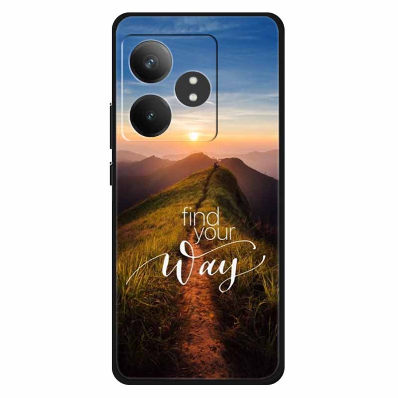 Чехол Для Realme GT 6T / GT 6 Чехлы Силиконовый Планета Расписной ТПУ Мягкая Задняя Крышка Телефона Для RMX3853 Защитный Чехол RMX3851 GT 6