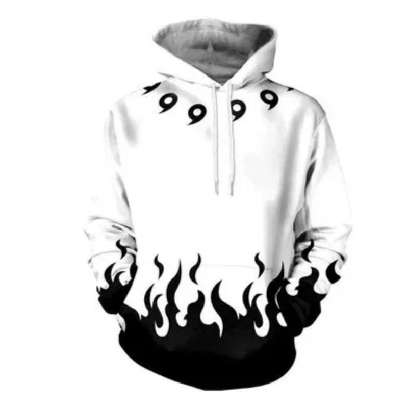 Осень 2024 года, новая последняя толстовка с капюшоном, плащ ниндзя Наруто, толстовка с 3D-принтом для мальчиков и девочек, любимая универсальная толстовка для взрослых